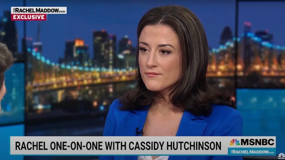 Cassidy Hutchinson Writes Trump Lacks Attention Span For Meetings