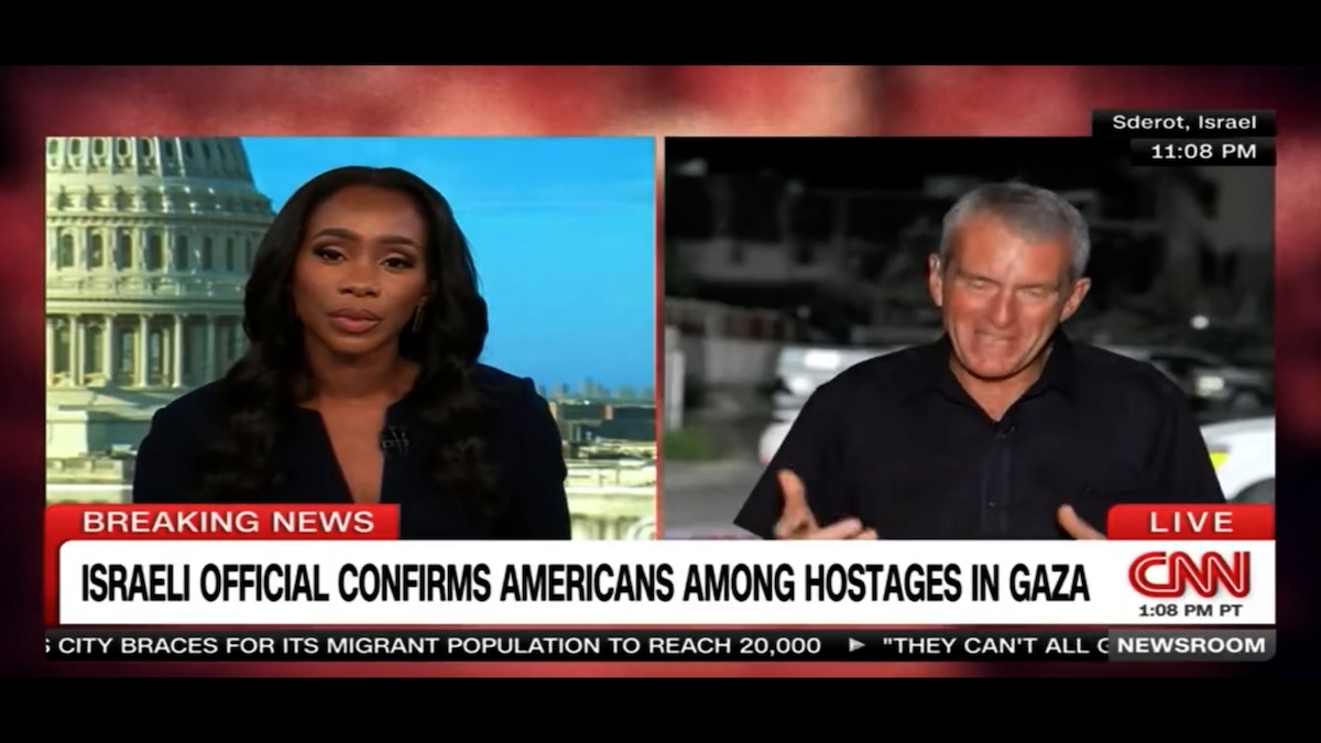 CNN Reporter Chokes Up Covering Israeli Hostages (Video)