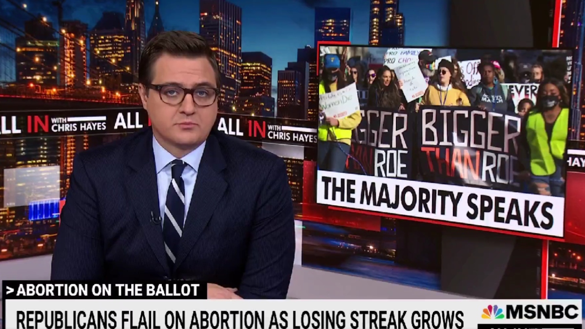 Chris Hayes Says GOP Is ‘Scrambling’ to Hide Abortion Stance: ‘Least Popular Position in American Politics’ (Video) thumbnail