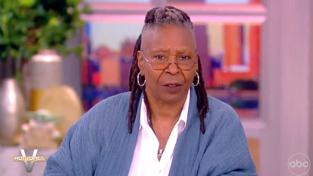 Whoopi Literally Spits After Having to Say Trump's Name on The View