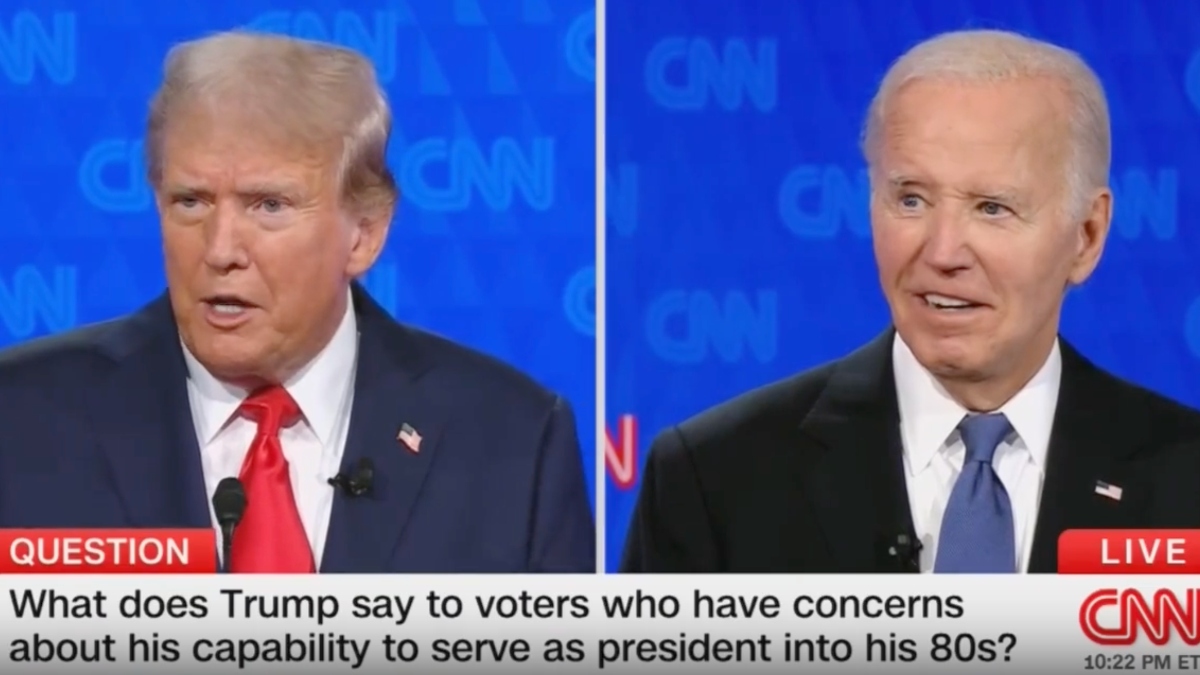 Biden and Trump Argue Over Who's Better at Golf in CNN Debate