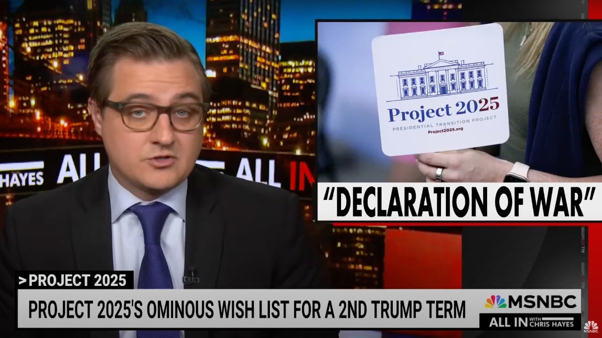 Chris Hayes says Project 2025 is a “fantasy of dictatorial control”
