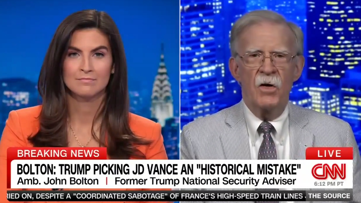John Bolton Compares JD Vance’s ‘Childless Cat Ladies’ Comments to Hillary Clinton’s ‘Basket of Deplorables’ | Video