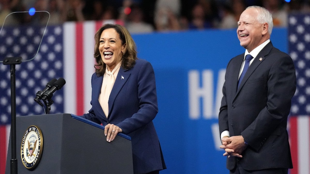 Kamala Harris and Tim Walz Set First Joint Interview at CNN