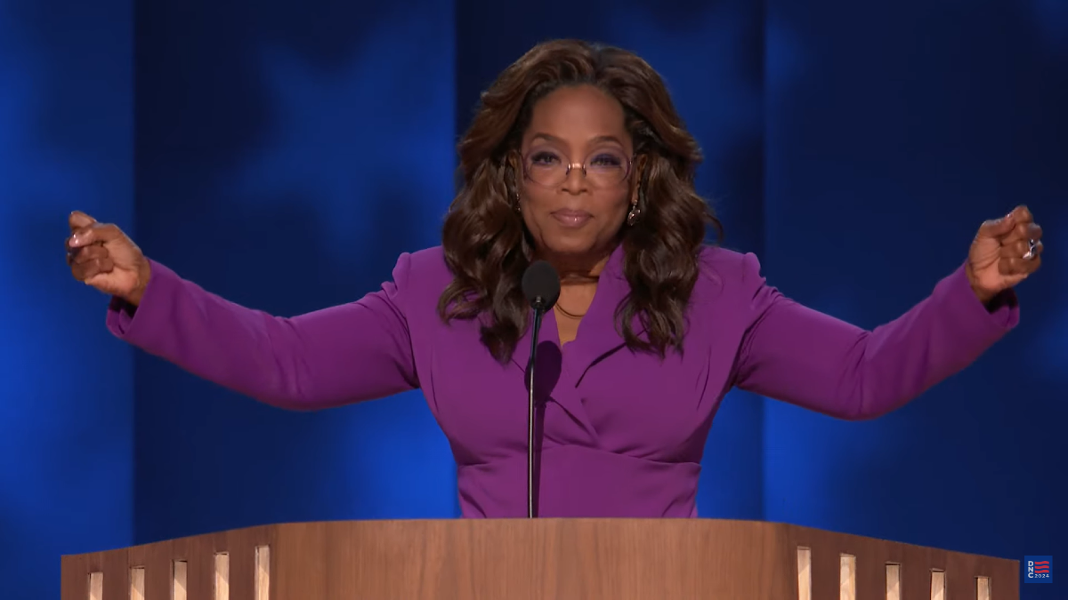 Oprah honors civil rights pioneers and “the new freedom fighters” in impressive speech to the DNC