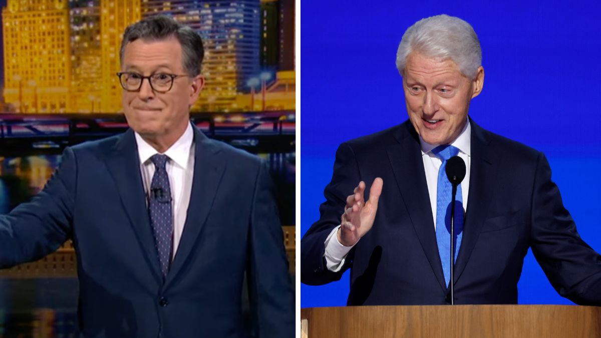 Colbert says Bill Clinton's new 'youthful' approach has 'got him in trouble'