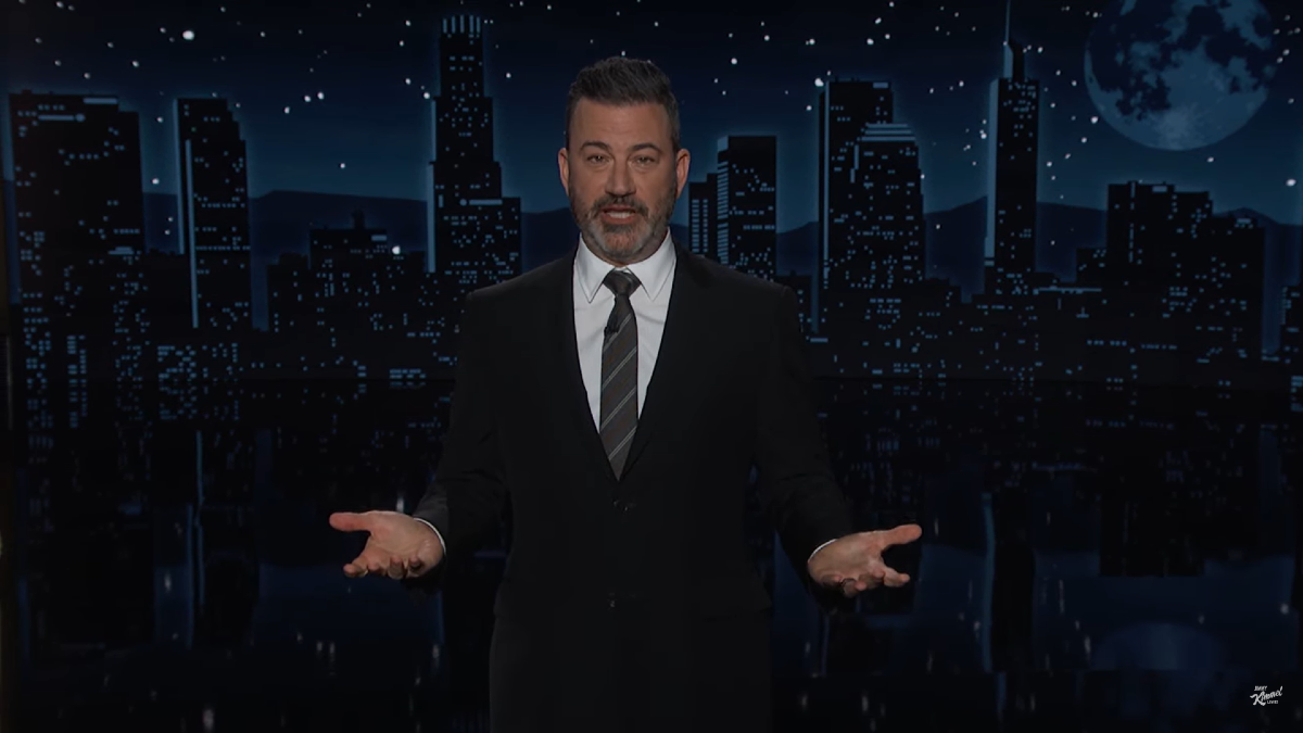 Jimmy Kimmel Jokes There’s No Sitting…