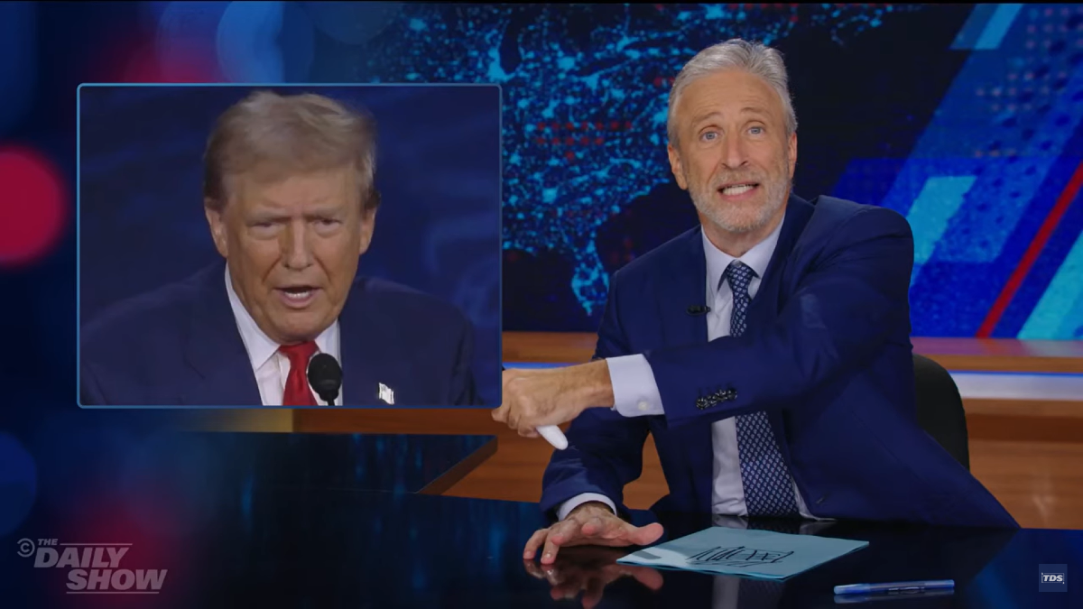 Jon Stewart Says Seeing Donald Trump Is…