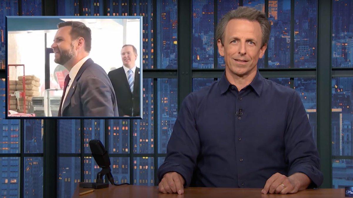 Seth Meyers Says Trump and Vance ‘Can’t Beat the Weird Charges’ by ‘Just Blurting Out We’re Not Weird Guys’ | Video