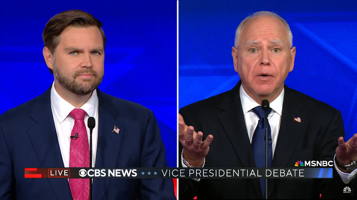 Walz-Vance VP Debate Draws Over 43 Million Viewers