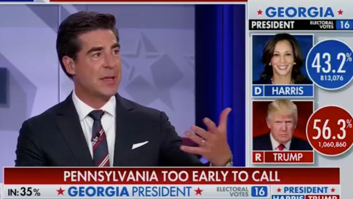 Fox News’ Jesse Watters Credits the ‘Democratic Machine’ for Making Kamala Harris ‘Competitive’ | Video