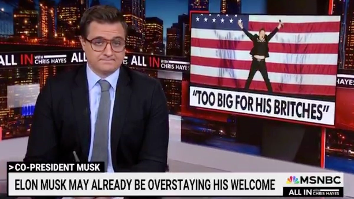 Chris Hayes Says Elon Musk Is Acting ‘Like a Co-President’ and Already ‘Wearing out His Welcome’ With Trump | Video