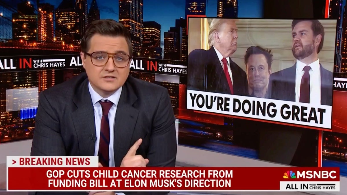 Chris Hayes: Elon Musk ‘Took $190 Million Away From Kids With Cancer’ | Video