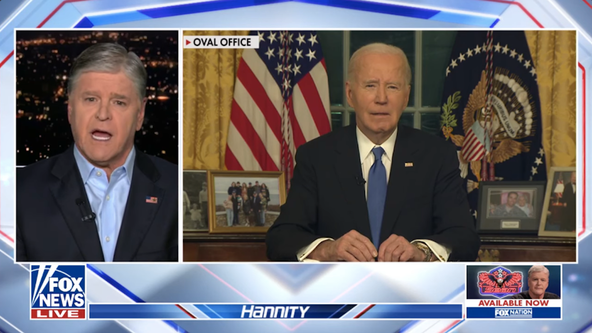 Sean Hannity Takes Biden’s Farewell to the Woodshed: ‘Mumbling, Uninspiring, Riddled With Visions of Grandeur’ | Video