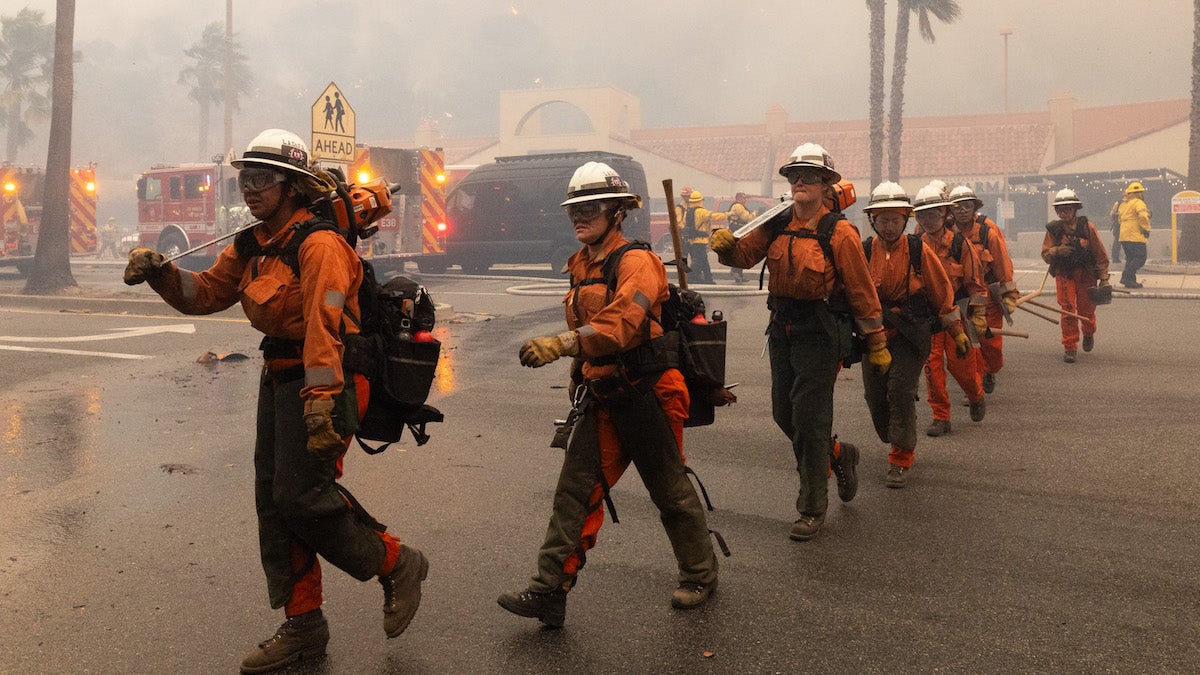 Los Angeles Firefighters Dig In for Critical Battle as 70 MPH Winds Set to Kick Up Anew