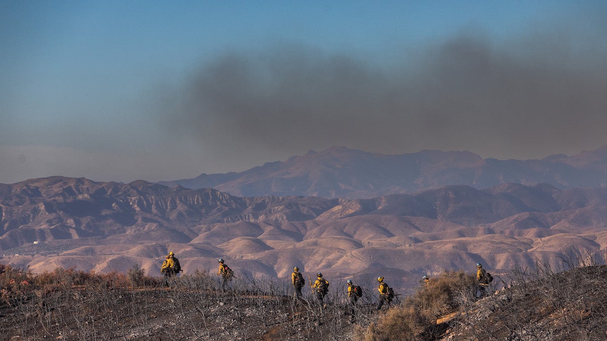 Hughes Fire Reaches 10,000 Acres, ‘Possible Flash Flooding Threat’ Issued for Saturday