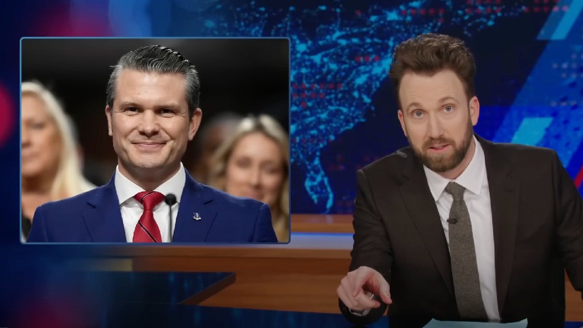 ‘The Daily Show’: Jordan Klepper Says Pete Hegseth Should’ve Named His 7 Kids for Liquors So He’d Remember Them All | Video