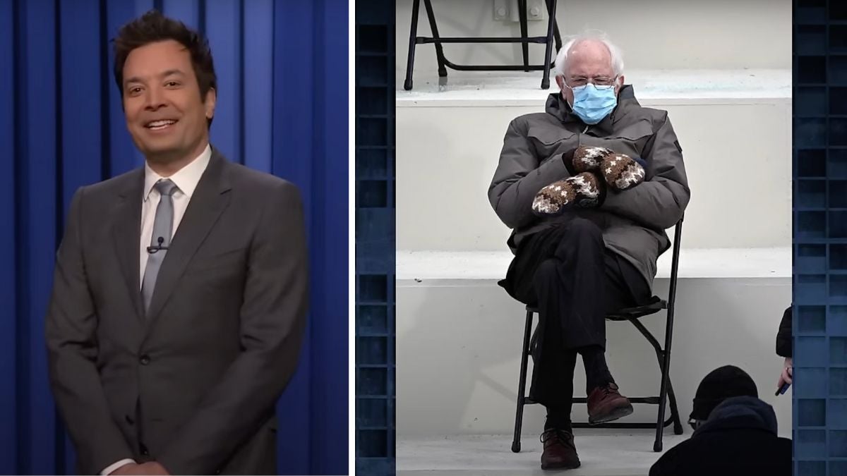 Fallon Jokes Bernie Sanders Will Be Made ‘Miserable’ by Billionaire Tech CEOs Attending Trump Inauguration | Video