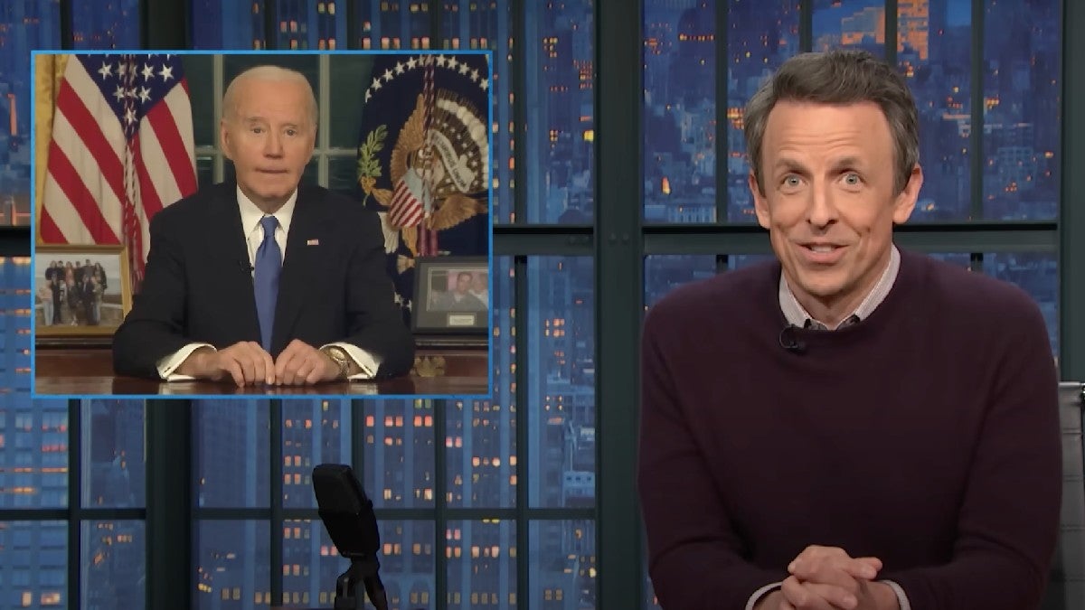 Seth Meyers Mocks Biden’s ‘To-Do List’ of a Farewell Speech | Video