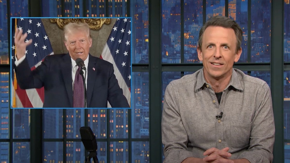 Seth Meyers Offers Curt Response to Trump’s ‘Late Night’ Rant | Video