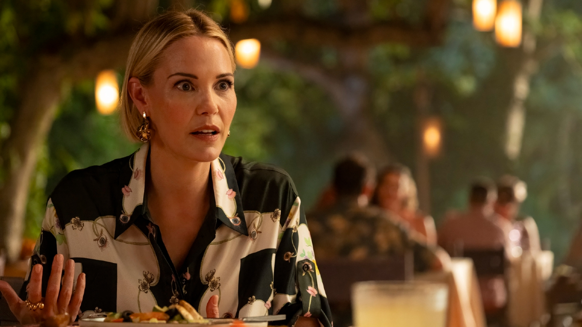 The White Lotus Star Leslie Bibb on Sam Rockwell Episode