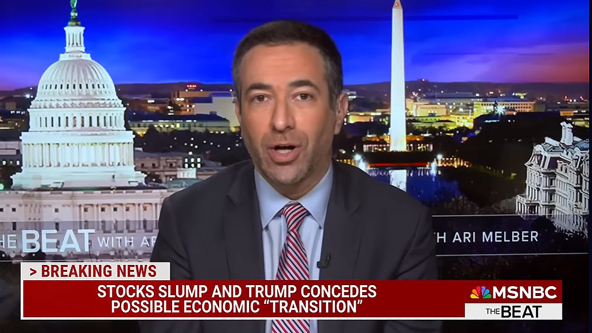 Ari Melber Says Trump’s Stock Market Drop Makes Even People Who Liked His Message Say ‘No to the Results’ | Video