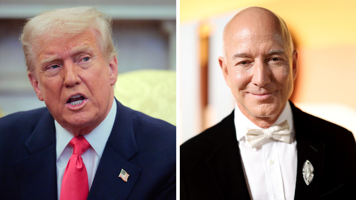 Trump Praises Jeff Bezos for ‘Trying to Do a Real Job’ With Washington Post Overhaul