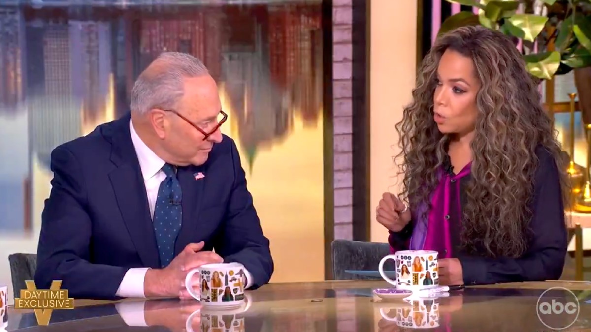 ‘The View’: Sunny Hostin Tells Chuck Schumer Point Blank ‘You Caved’ on GOP Funding Bill | Video